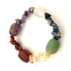 7 Chakra - Nugget - Splitterarmband