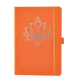 Schreibbuch Yoga - Lotus, orange