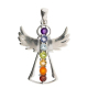 Engel mit Chakrasteinen, 925 Sterling Silber