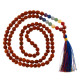 Rudraksha-Mala mit 7 Chakras
