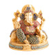 Ganesha hochwertig mit Kristallsteinen, aus Messing