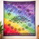 Wandbehang „Chakra Lotus“ – 100 % Baumwolle – 147 x 208 cm