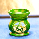 Aromalampe Pentagramm, grün
