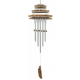 Windspiel Bambus Pagode, 2x 5 Röhren