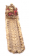 Happy Buddha Räucherstäbchenhalter mit Glücksmünzen – Feng Shui Ascheauffänger, 25cm
