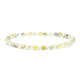 Prehnit Armband mit Facettenschliff elastisch