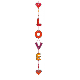 Suncatcher Schriftzug Love , bunt, 45 cm