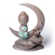Weihrauchbrenner - Buddha ruhend im Mond
