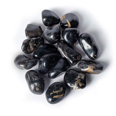 Scharzer Onyx - Edelsteine, 3-8 cm, 500g