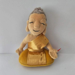 Schlüsselanhänger Buddha aus Plüsch
