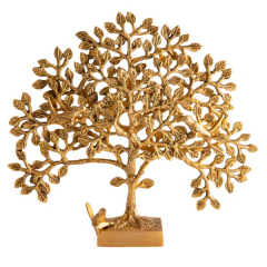 Baum des Lebens, Kunstobjekt aus Messing