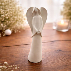 Schutzengel Figur stehend – Minimalistischer Engel ca. 20 cm