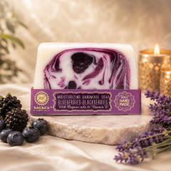 Premium Blaubeeren & Brombeeren Seife – Handgemacht & Natürlich