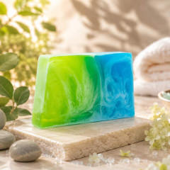 Handgemachte Naturseife Freshness 80g – Erfrischende Wellnesspflege mit belebendem Frischeduft