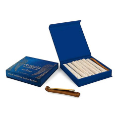 Fiore dOriente Engel Räucherstäbchen Komplettset 50g – Spirituelles Geschenkset mit 7 Erzengel Düften & Terrakotta Halter