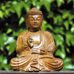 Buddha mit erhobener Hand, 20 cm