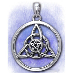 Anhänger - Charmed mit Pentagramm im Kreis