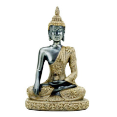 Buddha Statue aus Sand, 10 cm