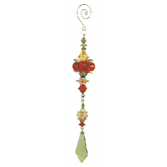 Dekorationshänger Ornament, bunt, 18 cm