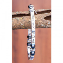 Magnetarmband Live, Love, Laugh