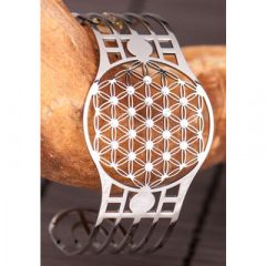 Blume des Lebens Armreif mit 19 Swarovski Elements