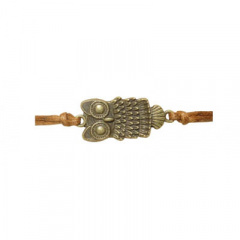 Armband Eule, braun