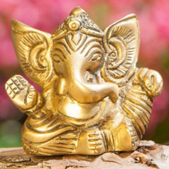 Ganesha aus Messing antik, 5,5 cm