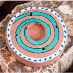 Räucherstäbchen und Kegelhalter Spirale