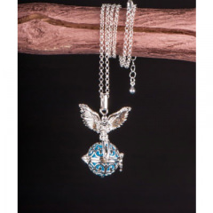 Schutzengel Collier, silber mit Kette
