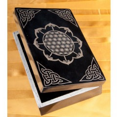 Kartenbox - Blume des Lebens im Lotus