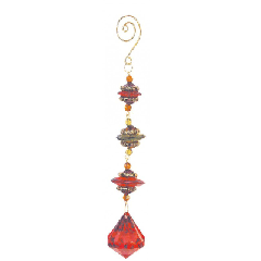 Dekorationshänger Ornament, bunt, 20 cm