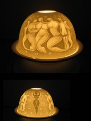 Goddesses - Teelichthalter aus Porzellan