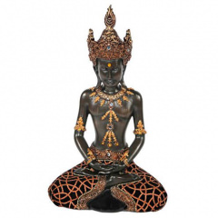 Thailändischer Buddha im Lotussitz, 33 cm