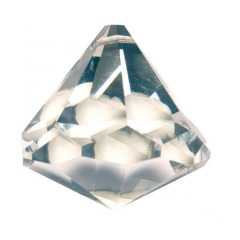 Kristall Diamantschliff 30mm, Glas, bleifrei