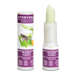 Ayurvenat Lippenbalsam mit Basilikum & Mandarine BIO