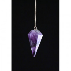 Pendel Amethyst mit Facettenspitze, 3.5 cm