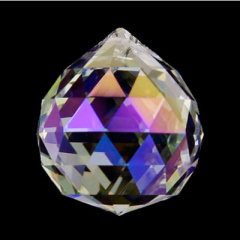Regenbogen-Kristalle Kugel , 4 cm