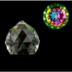 Regenbogen-Kristall Kugel multicolor, 4 cm
