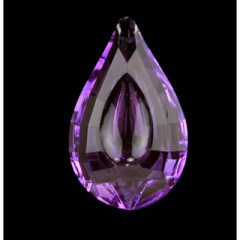 Regenbogen-Kristall Bindi in violett