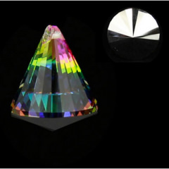 Regenbogen-Kristall Kegel multicolor