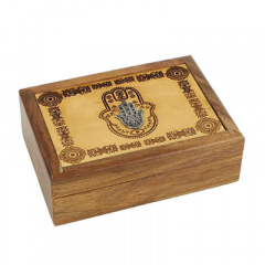 Tarotkistchen graviert - Hand der Fatima