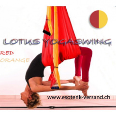 Yoga Swing Schaukel Lotus, rot, gelb
