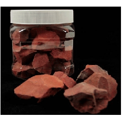 Jaspis rot Edelsteinchips, in Dose, 600 g