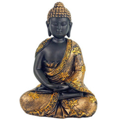 Meditierender Buddha in antikem Look