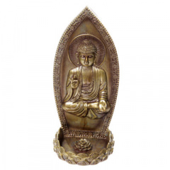 Buddha Wandplakette Räucherstäbchenhalter