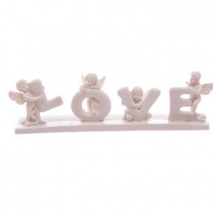 Engelchen - LOVE - Buchstaben auf Sockel, 4.5 cm