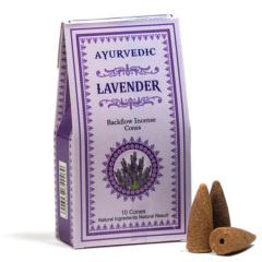 Ayurvedische Lavendel Rückfluss Weihrauchkegel