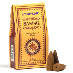 Ayurvedische Sandelholz Rückfluss Weihrauchkegel