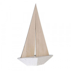 Segelboot  - Holz, 35 cm