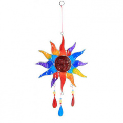 Suncatcher Sonne bunt 15cm